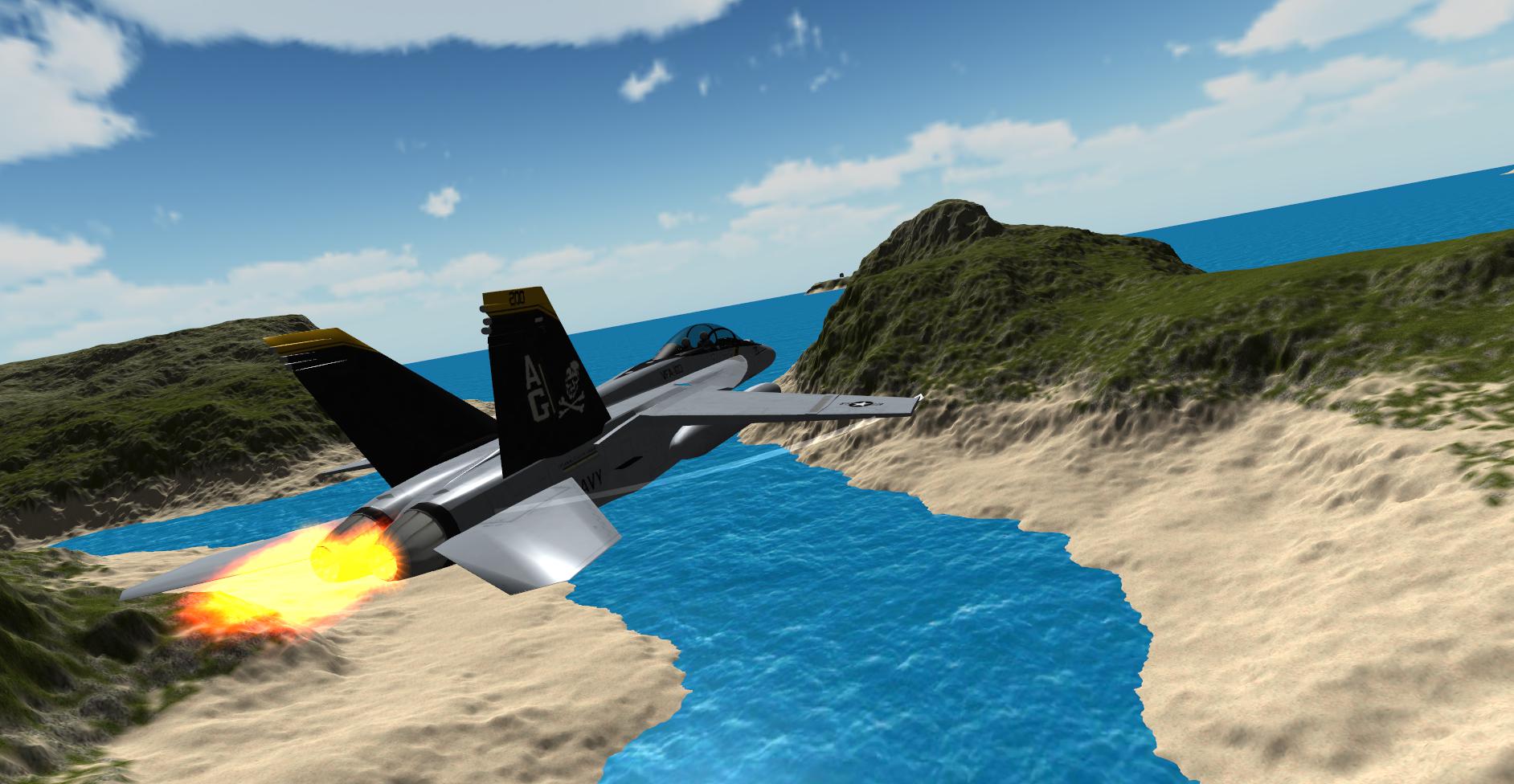 F18 Fighter Flight Simulator_截图_4