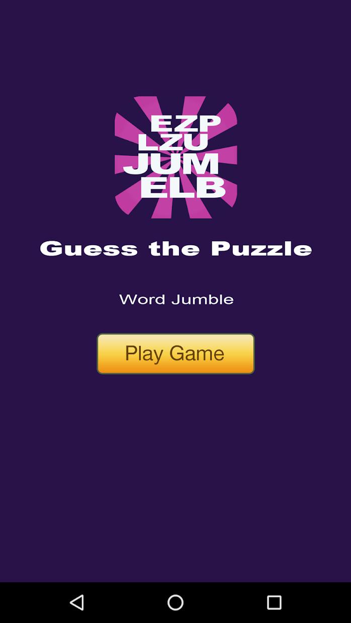Guess the Puzzle - Word Jumble_截图_5