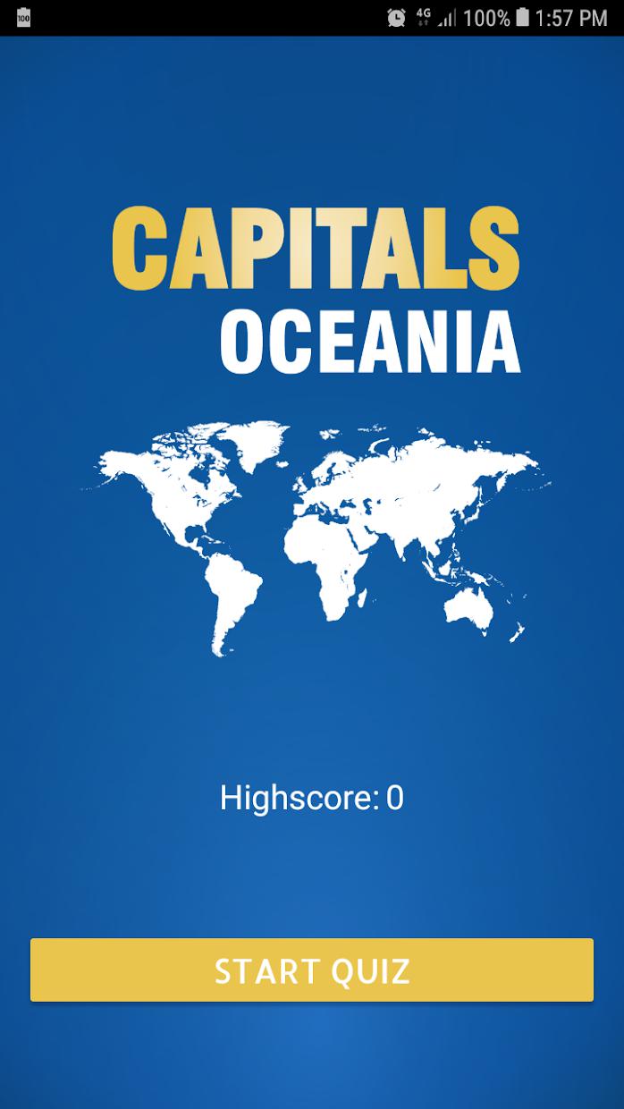 CAPITALS - OCEANIA
