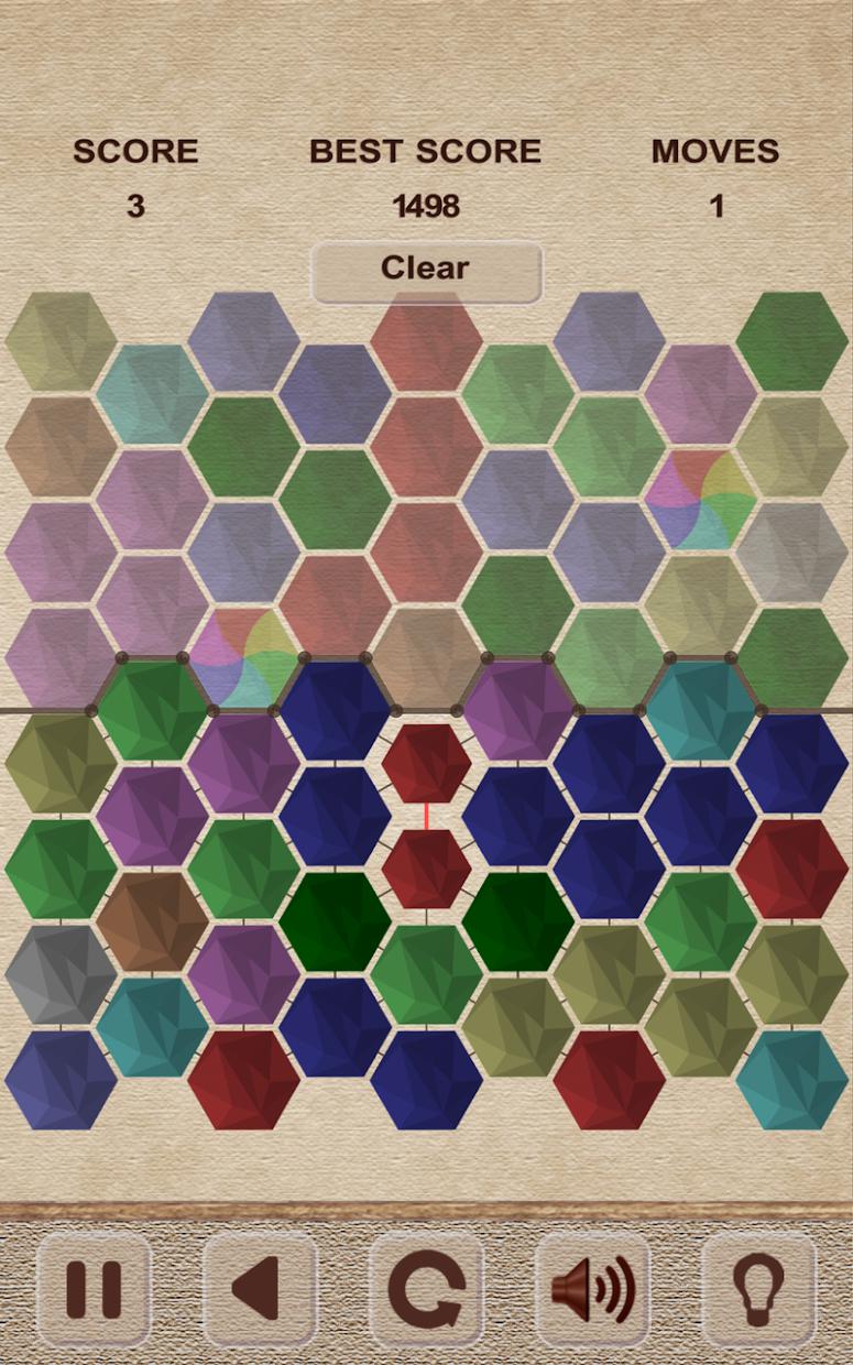 Bubbles Hexagon Puzzle_截图_2