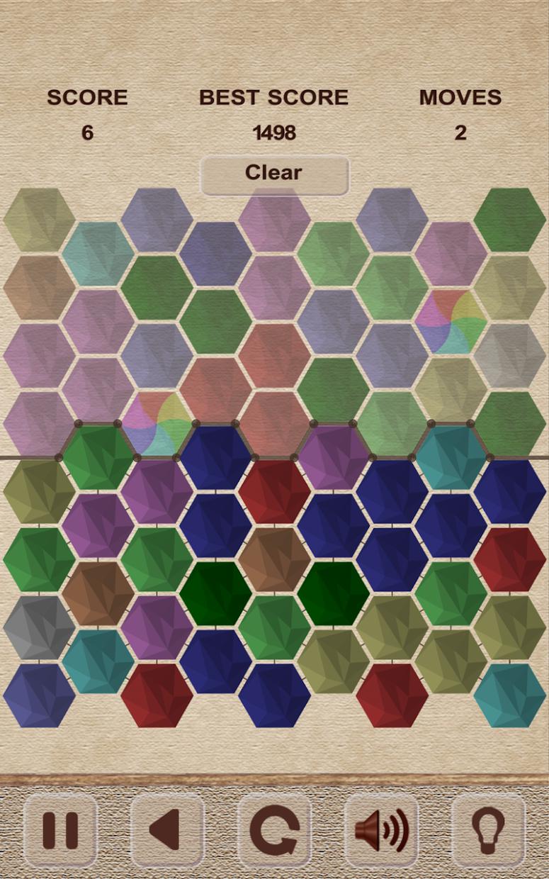 Bubbles Hexagon Puzzle_截图_4