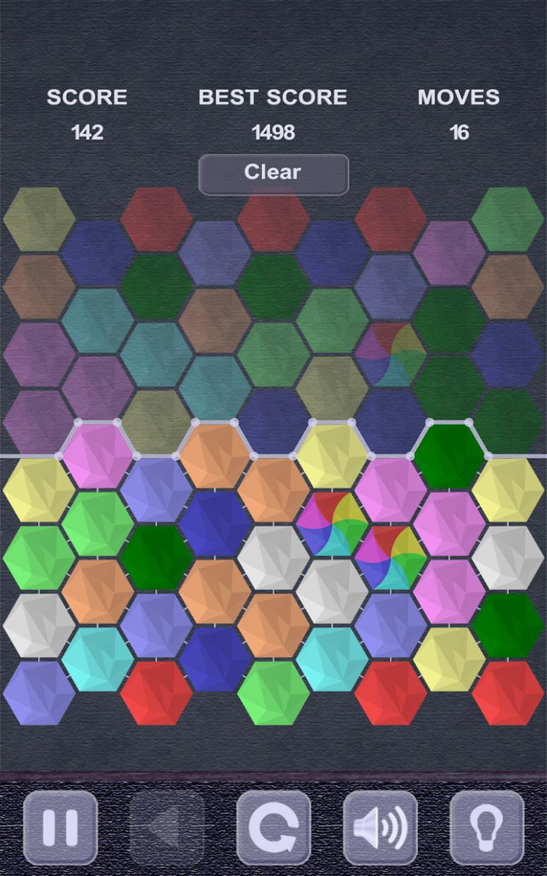 Bubbles Hexagon Puzzle_截图_5
