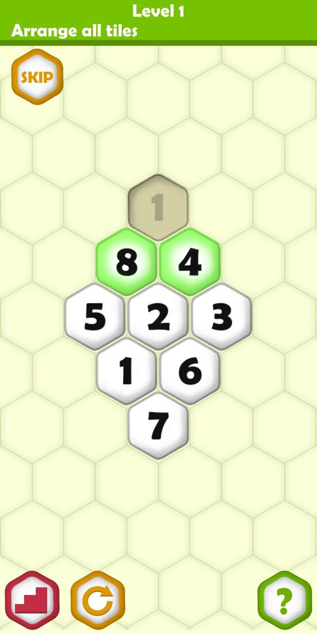 Hexa Puzzle - Number Sorting Brain Game_截图_3
