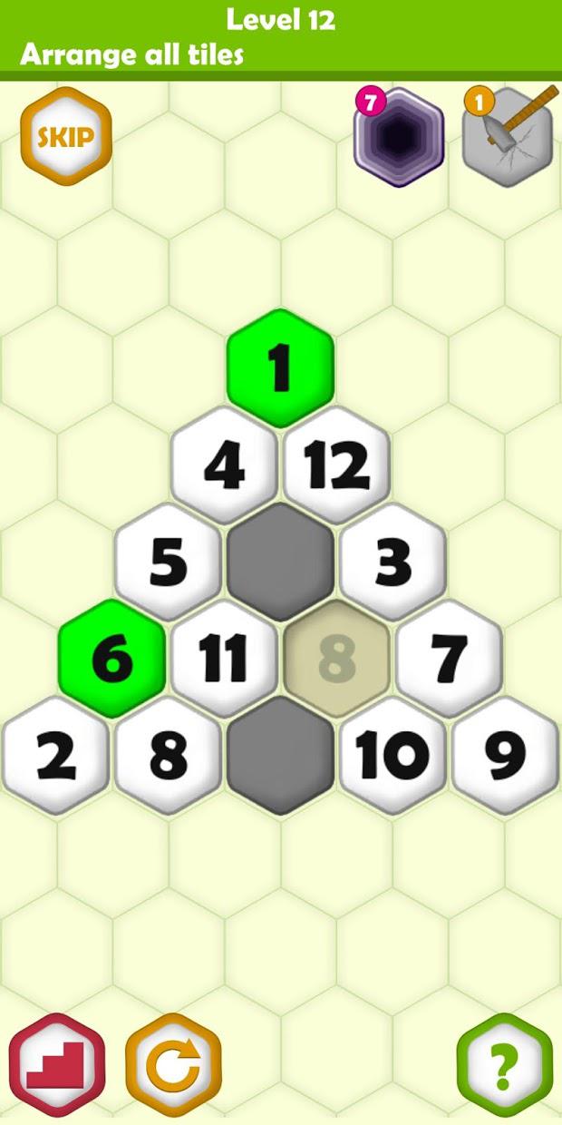 Hexa Puzzle - Number Sorting Brain Game_截图_6