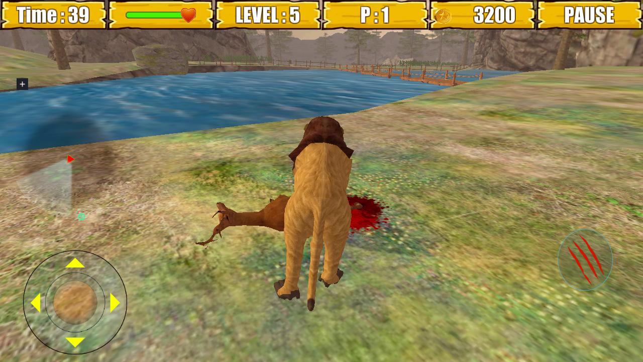 Wild Lion Simulator Game_截图_5