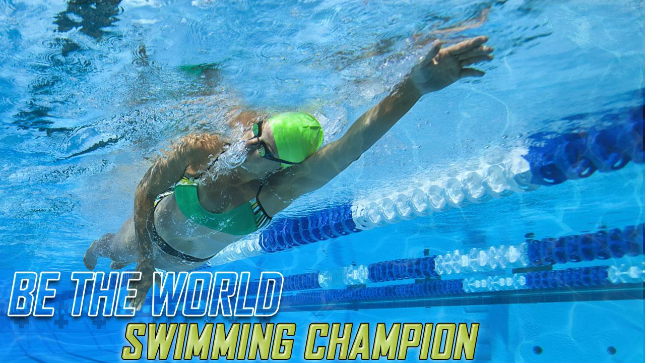 游泳池冠军：最快的游泳运动员
