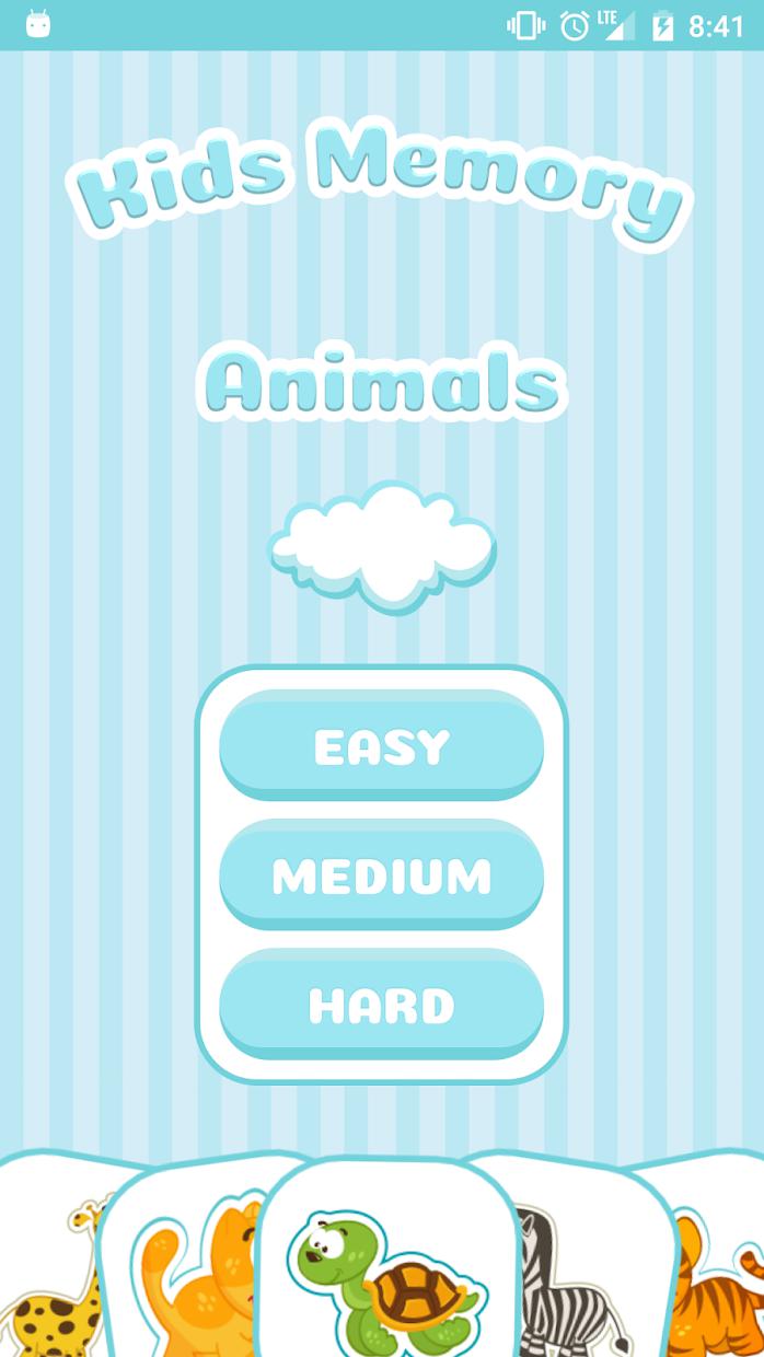 Animals Memory game (No Ads)