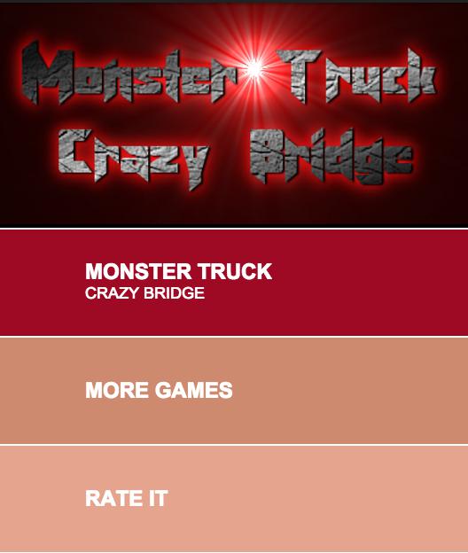 Monster truck: Crazy bridge