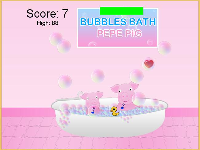Bubbles Bath Pepe Pig_游戏简介_图2