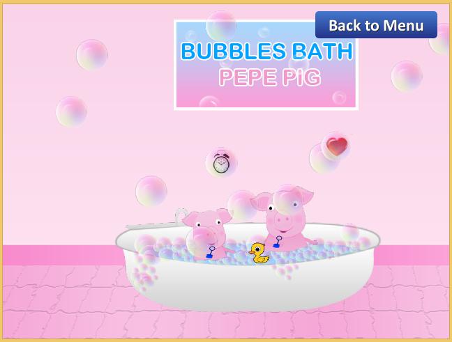 Bubbles Bath Pepe Pig_游戏简介_图3