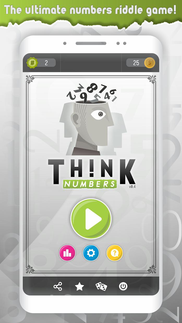 Think Numbers – Brain teaser word riddles
