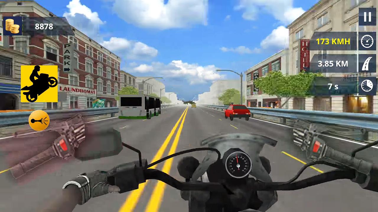 City Traffic Moto Racing_截图_3