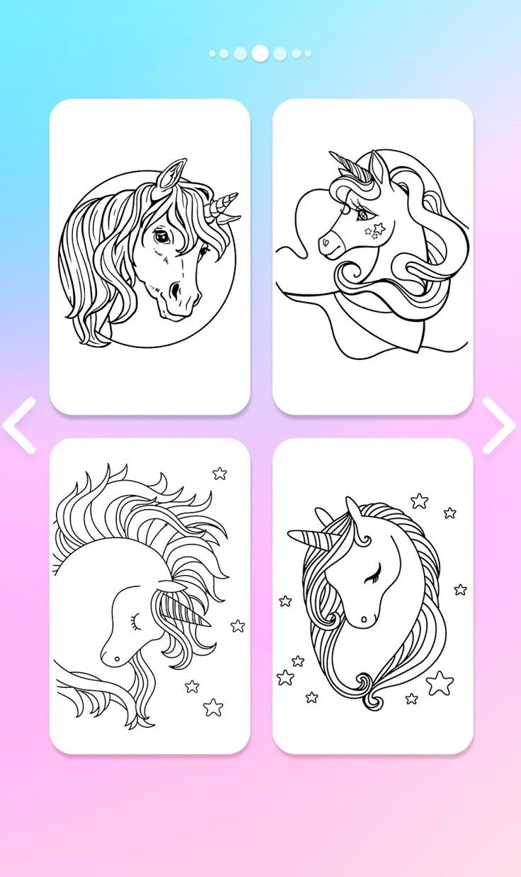 Unicorn Color by Number – Unicorn Coloring Book_截图_4