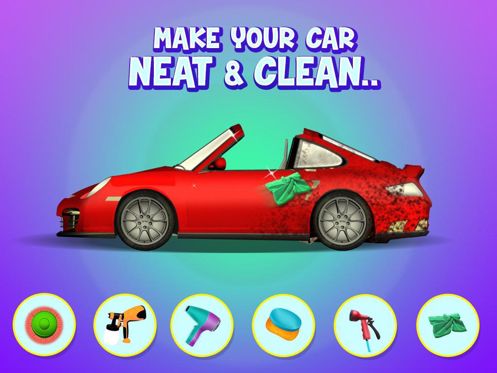 Car Wash Salon Free Kids Games_截图_3