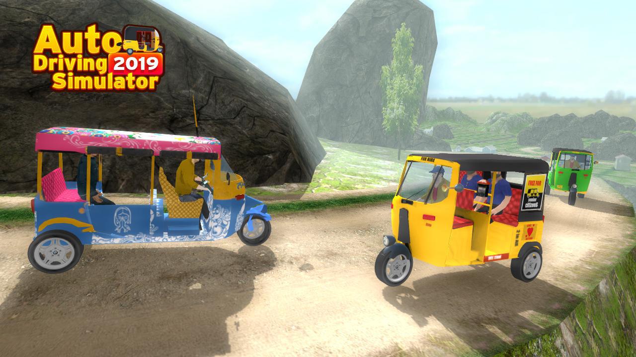 Tuk Tuk Rickshaw Auto Driving Simulator 2019_截图_6