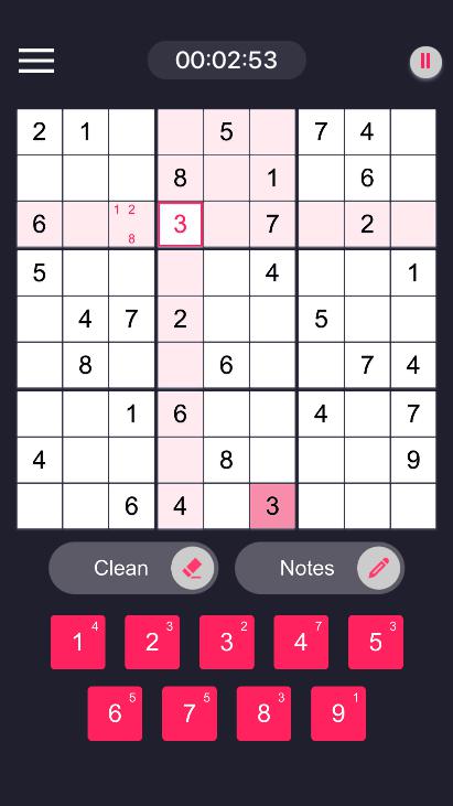 Sudoku Play Free for Kids and Adults_截图_2
