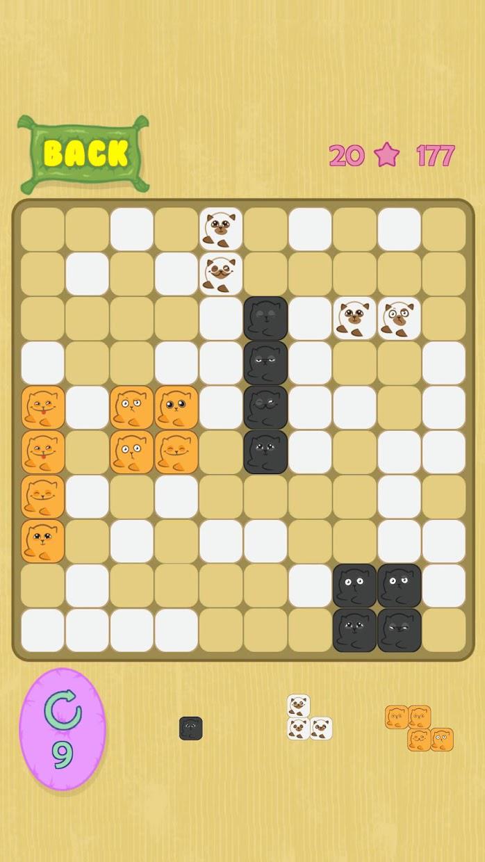 Cats Block Puzzle: 1010 tiles_截图_4
