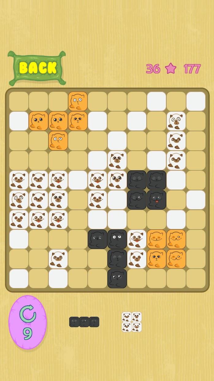 Cats Block Puzzle: 1010 tiles_截图_5