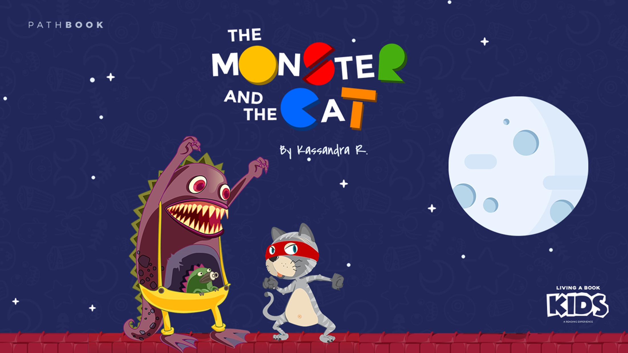 Monster and the Cat - Interactive story for kids