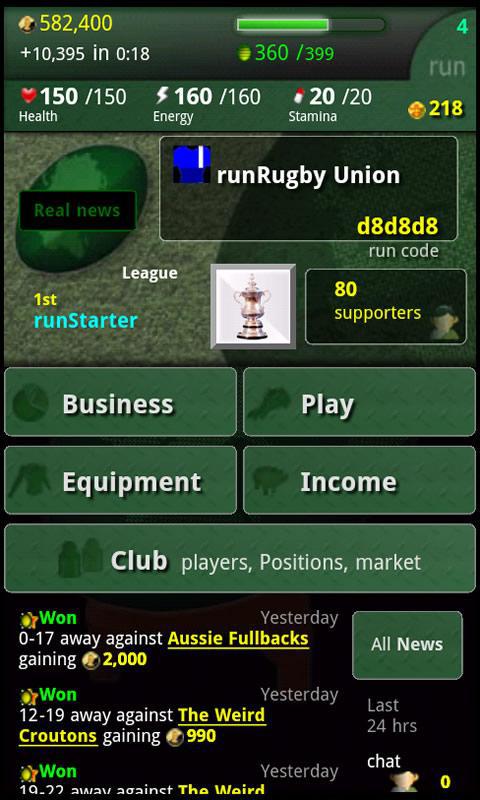 run Rugby Manager