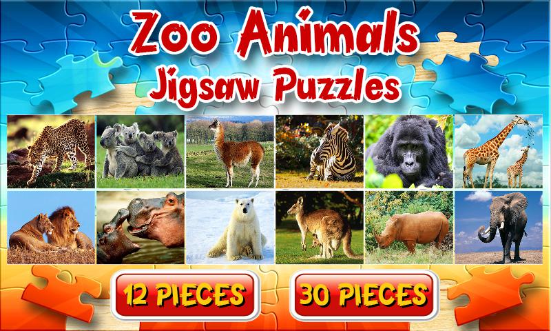 动物园拼图游戏免费
