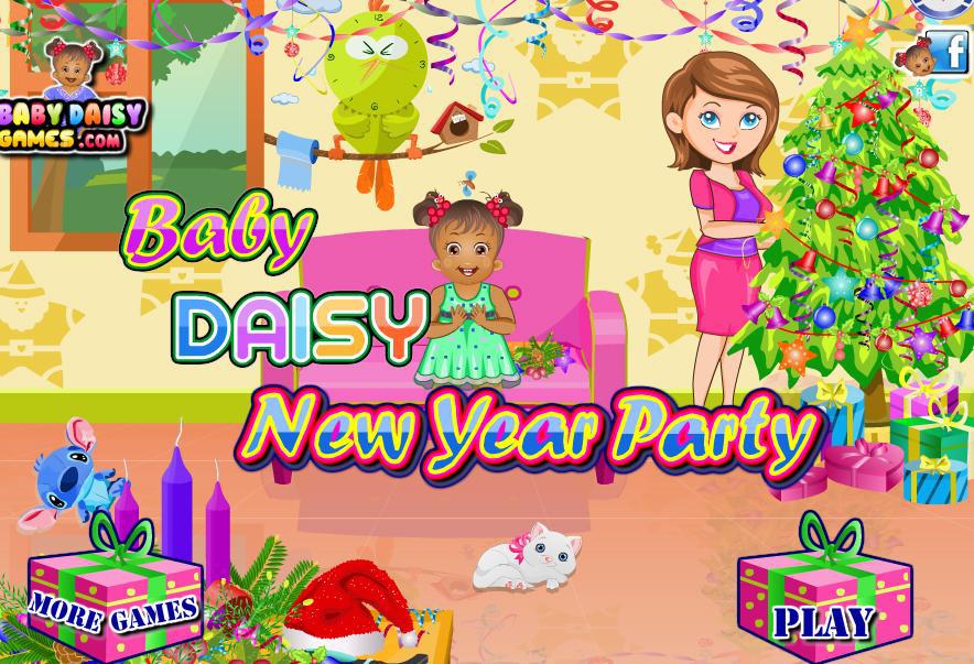 Baby Daisy New Year Party