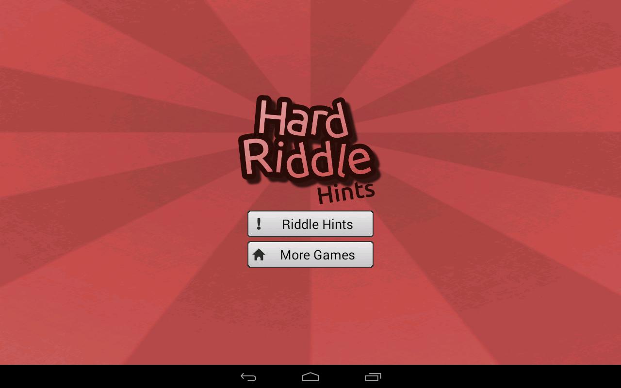 Hard Riddle Hints_截图_3
