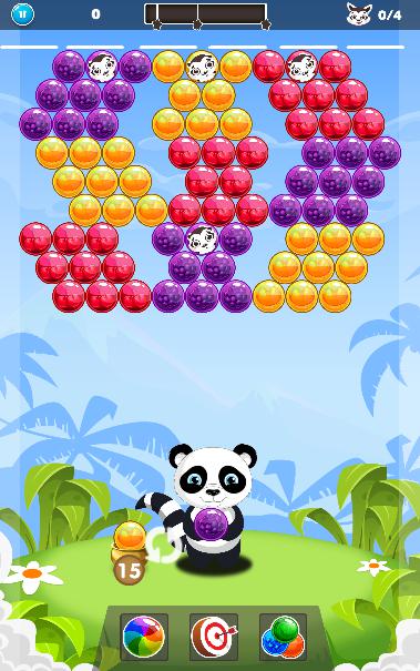 Bubble Shooter : Baby Panda Rescue_截图_2