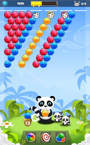 Bubble Shooter : Baby Panda Rescue_截图_4