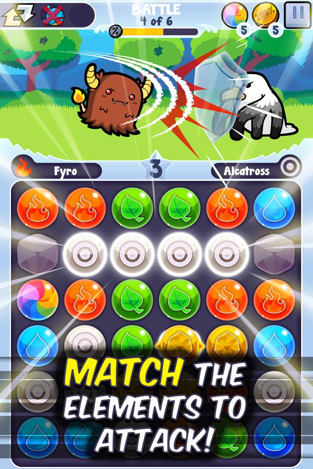Pico Pets Puzzle - Virtual Monsters Match-3