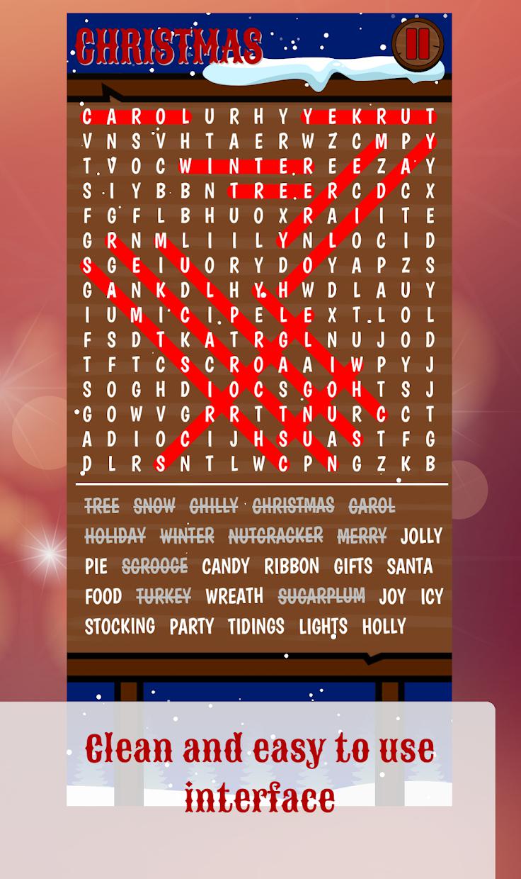 Christmas Word Search Puzzles 2018_截图_4