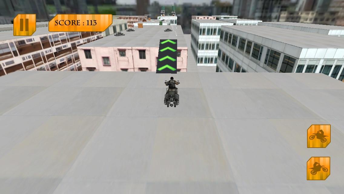 Crazy Motorcycle Roof Jump VR_截图_3