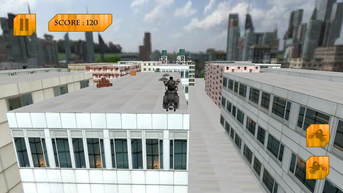 Crazy Motorcycle Roof Jump VR_截图_5