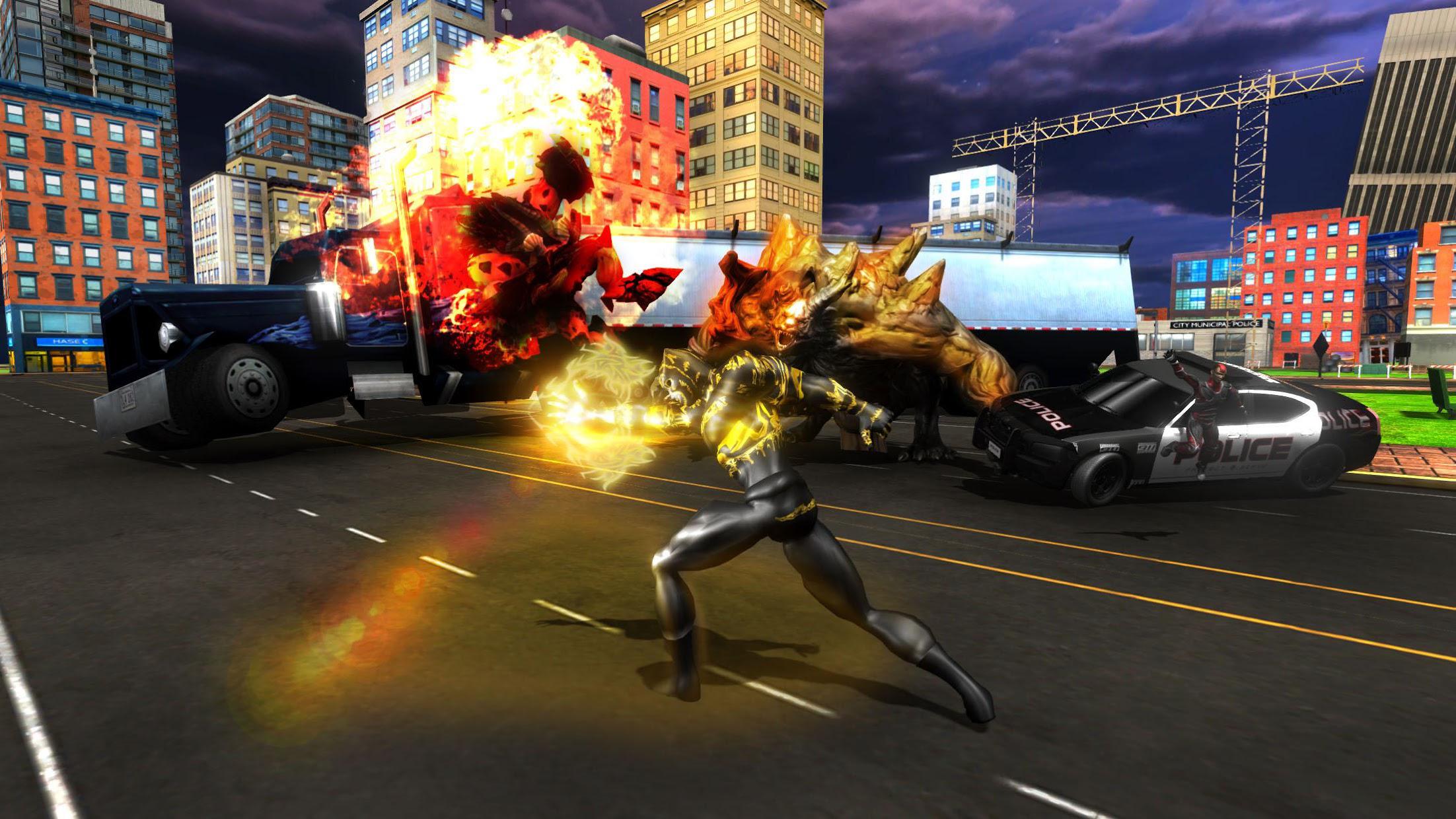 Panther Super Hero Crime City Rescue Battle_游戏简介_图2
