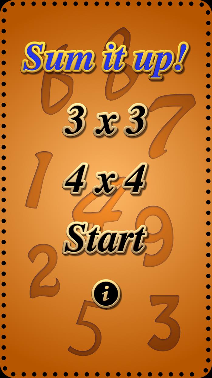 Sum - Math Free Puzzle Game