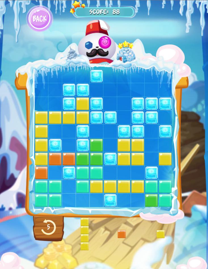 Block Puzzle Winter 块拼图冬季：新年
