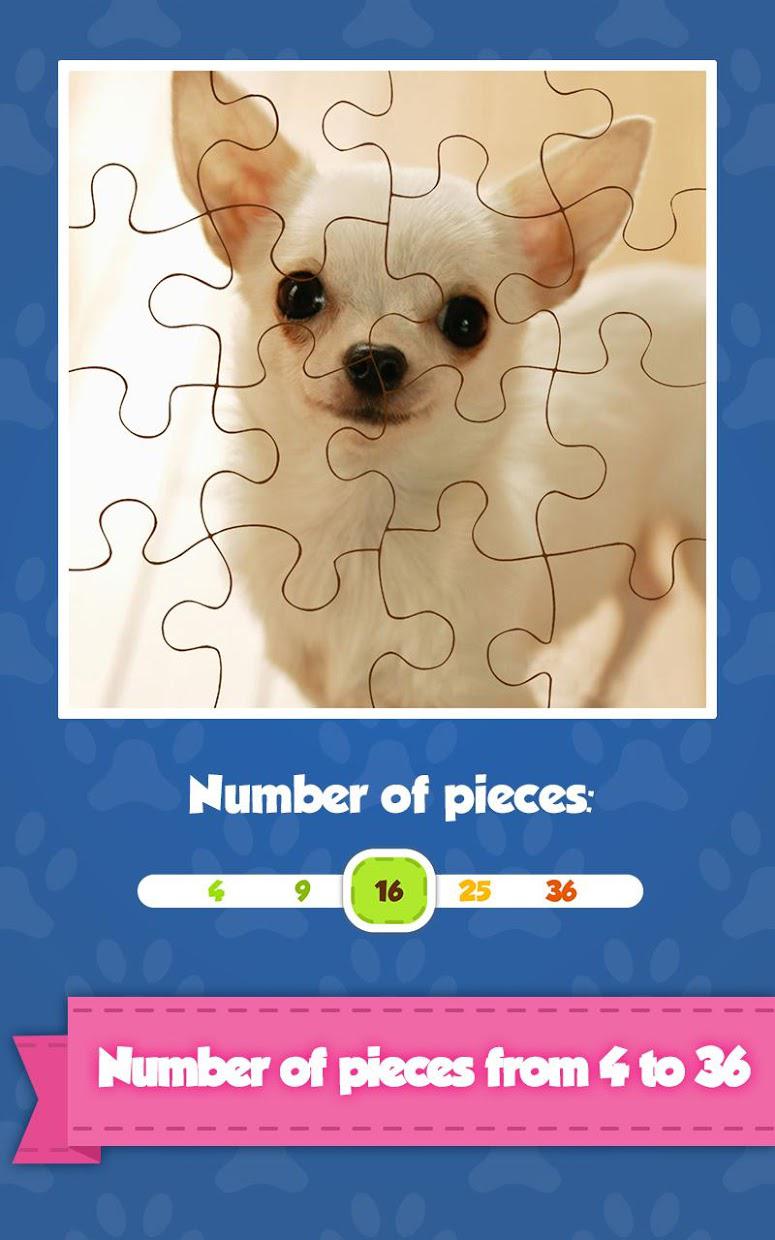 Kids Puzzles: Puppy Jigsaw_截图_2