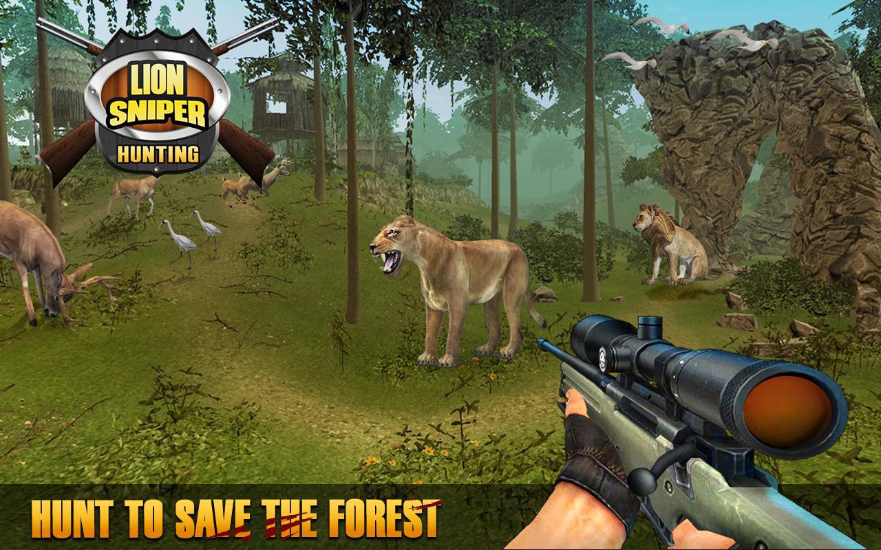 Lion Sniper Hunting Game - Safari Animals Hunter_截图_2