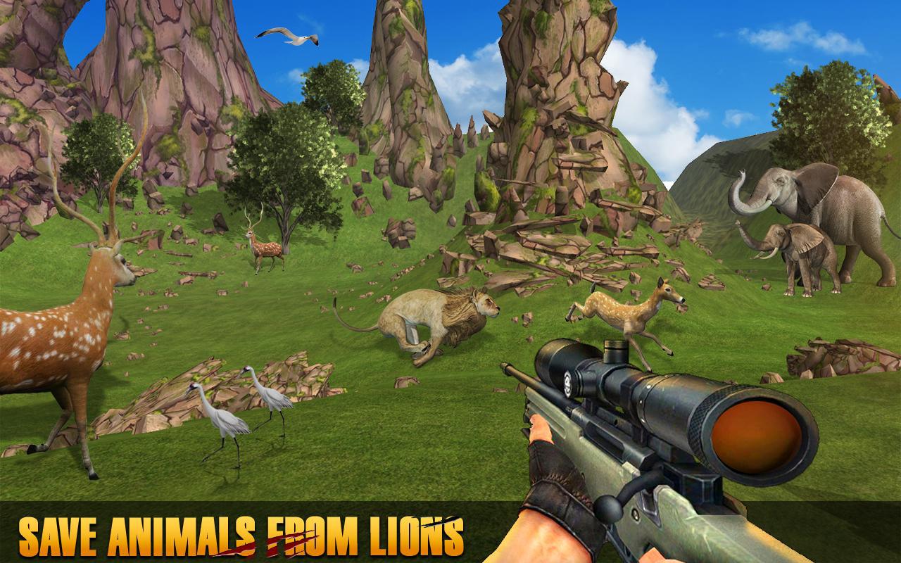 Lion Sniper Hunting Game - Safari Animals Hunter_截图_3