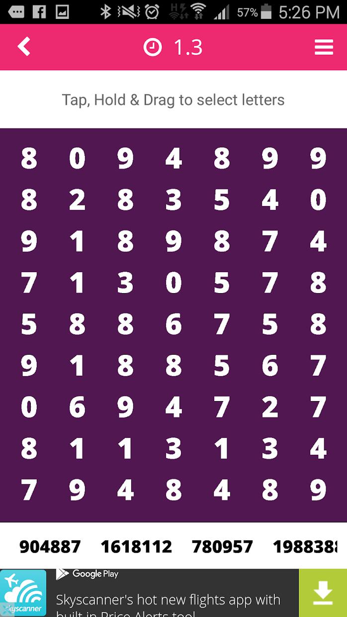 Number Search Puzzle Free_截图_5