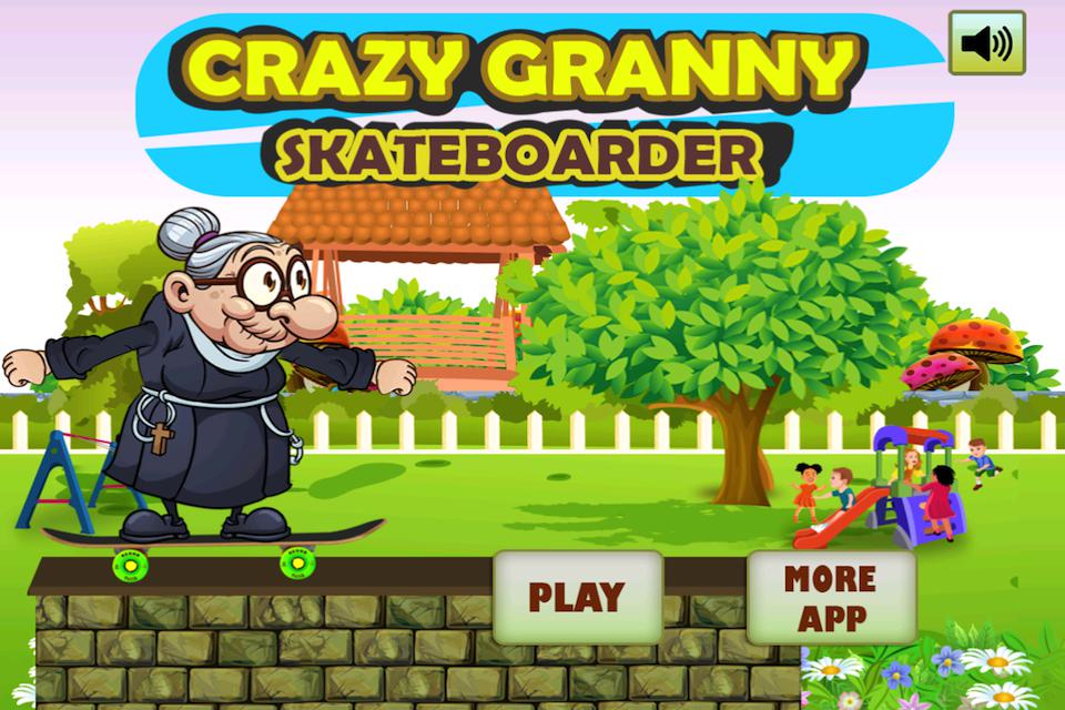 Crazy Granny Skate Run