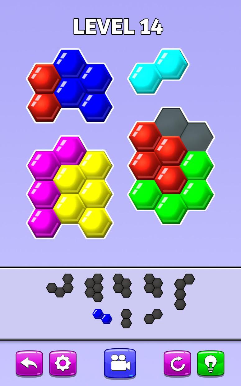 Color Match Puzzle - Fill the Hexa Board_游戏简介_图4