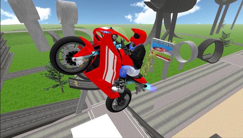 Stunt Motorbike Race 3D_截图_5