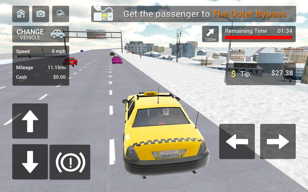 City Taxi Cab Driving Simulator_截图_3