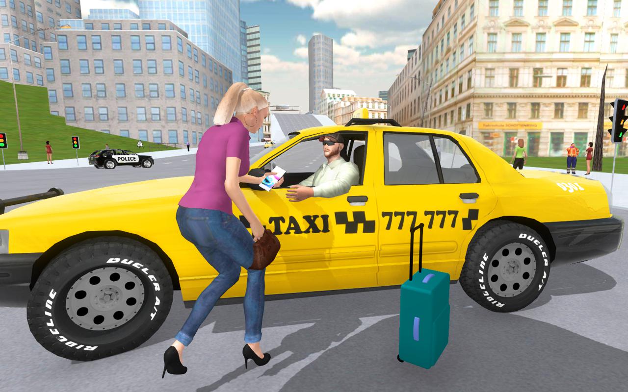 City Taxi Cab Driving Simulator_截图_4