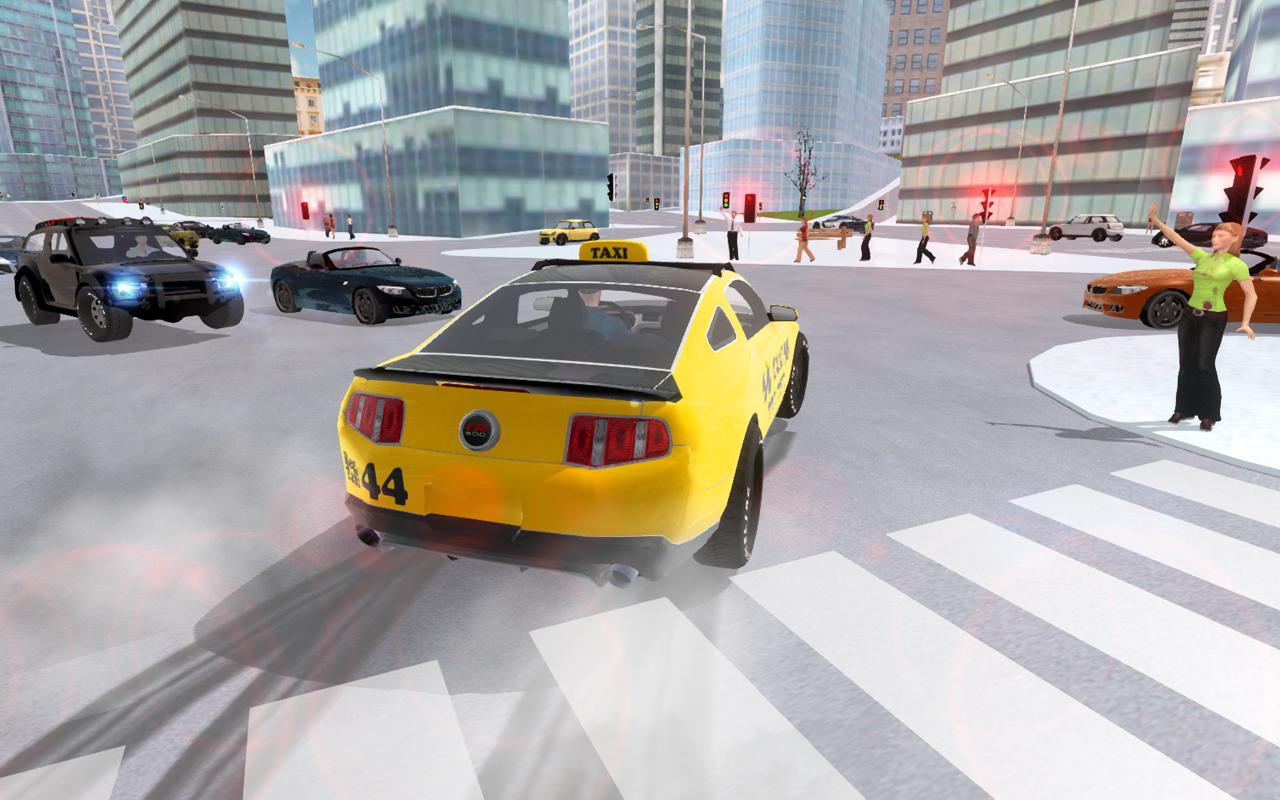 City Taxi Cab Driving Simulator_截图_5