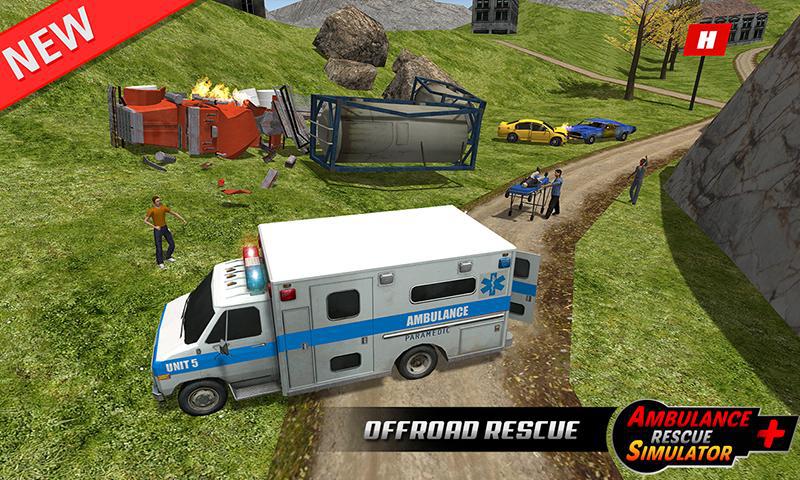 救护车救援模拟器17 - 911紧急驾驶员3D_截图_4