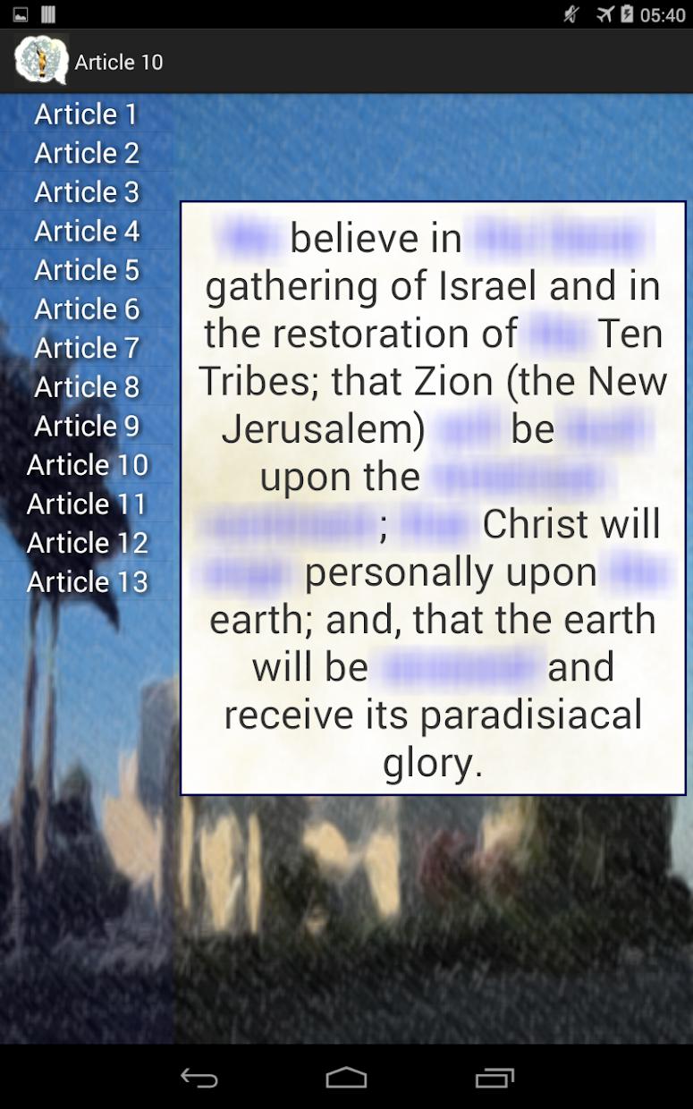 Memorize the Articles of Faith_截图_4