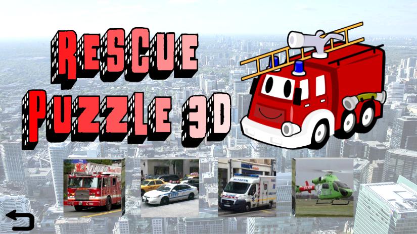 Rescue Puzzle 3D for kids
