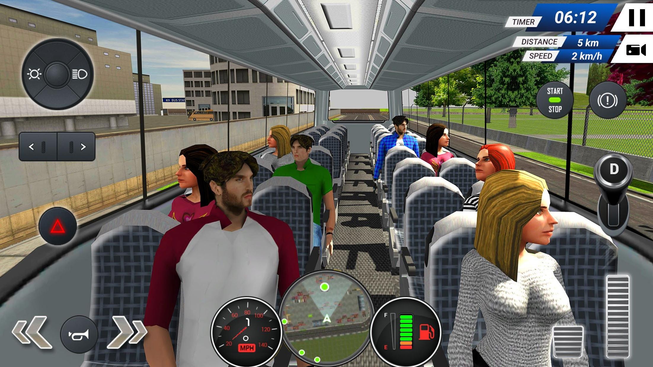 公交车模拟器2019  - 免费 - Bus Simulator 2019 - Free